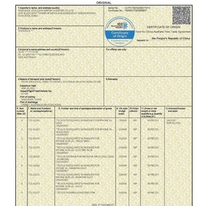 Servicio de Certificación de Origen FTA China-Perú para Despacho de Aduanas en Callao, Perú - Product Image 3