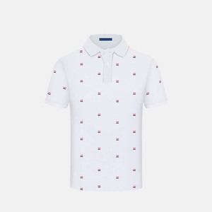 กําหนดเองทั่วการพิมพ์เสื้อโปโลแขนสั้นลําลองคุณภาพสูงเสื้อสวมหัวเสื้อโปโลโลโก้ปักเอง - Product Image 2