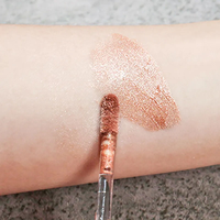 Fard à paupières liquide en poudre OEM en gros, marque propre, pur, durable, waterproof, illuminateur, haute brillance, maquillage cosmétique