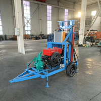 Foreuse diesel sur roues modèle 200, profondeur 200-240m, pour forage de puits d'eau, approvisionnement direct usine, expédition mondiale
