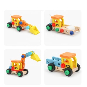 Boîte à <span class=keywords><strong>outils</strong></span> <span class=keywords><strong>en</strong></span> <span class=keywords><strong>bois</strong></span> pour enfants jeu de rôle jouet trousse à <span class=keywords><strong>outils</strong></span> bricolage jeu de démontage d'écrou à vis - Product Image 3