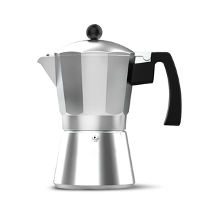 เครื่องชงกาแฟเอสเพรสโซแบบคลาสสิก<span class=keywords><strong>ห</strong></span>ม้อต้มกาแฟพกพาสำ<span class=keywords><strong>ห</strong></span><span class=keywords><strong>รับ</strong></span>เดินทาง3ถ้วย (4.3ออนซ์-130มล.) อลูมิเนียม - Product Image 2