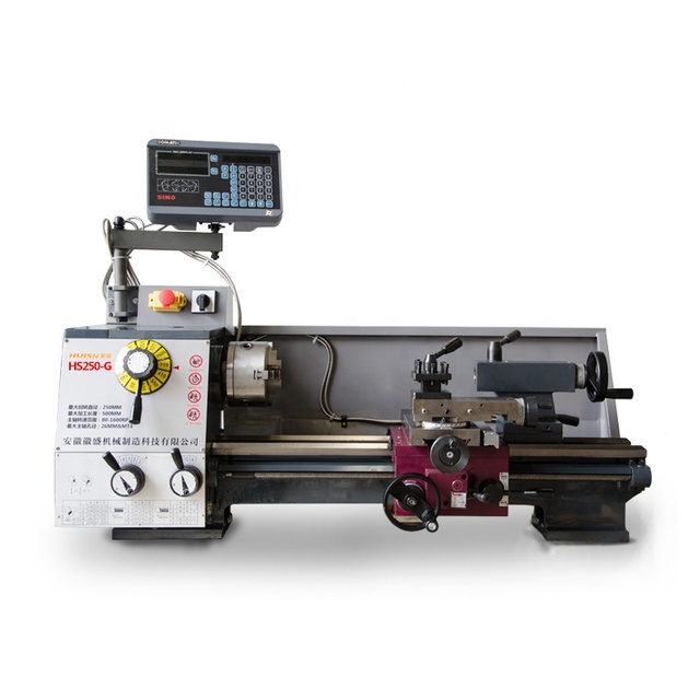 HUISN HS250-G Manual Lathe Machine Price Turning Metal Manual Mini Lathe Machine