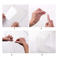 Vente en gros de boîtes à gâteaux transparentes en PET de 10 pouces, boîtes en plastique transparentes pour la présentation de gâteaux, contenants d'emballage prêts à être expédiés