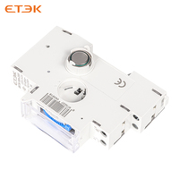 Timer Elektronik ETEK 24 Jam 16A 230VAC W=18mm Saklar Timer Multi Program Elektronik 24 Jam EKTM-180A-230V