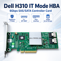 Untuk Kartu Dell PERC H310 HBA Cross-Flashed IT Mode SAS2008 8 Port 6Gb/s SAS SATA PCIe2.0 X8 2*SFF8087 ZFS TrueNAS UnRAID.