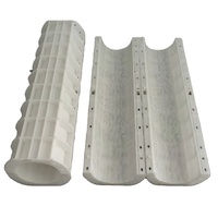 Moules en plastique pour clôture faux poteau en bois