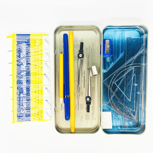 Trousse de Géométrie Métallique Oxford de Luxe 14 Pièces pour Élèves du Collège - Product Image 4