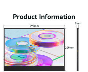 หน้าจอ TFT LCD รุ่นใหม่ 134UC ขนาด 13.4 นิ้ว พร้อมขั้วต่อ LVDS ไฟแบ็คไลท์ LED สำหรับสถานีภาคพื้นดินของโดรนและอุปกรณ์อิเล็กทรอนิกส์ทางอากาศ - Product Image 6