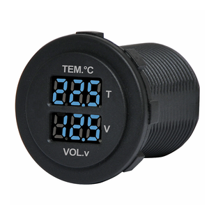 Крепление панели DC12V /24V датчик температуры с вольтметром - Product Image 1