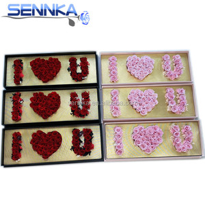 ROSES PRESERVADAS DE LUJO <span class=keywords><strong>en</strong></span> CAJA DE REGALO ILOVEU, ROSES DE <span class=keywords><strong>AMOR</strong></span> DE LARGA DURACIÓN para <span class=keywords><strong>el</strong></span> Día de San Valentín - Product Image 2