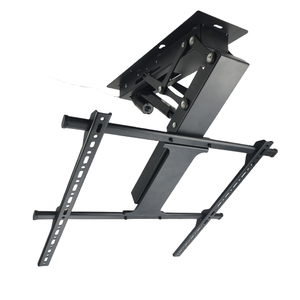 Support <span class=keywords><strong>mural</strong></span> motorisé pour téléviseur inclinable KLD002, inclinaison 0-85°, support de plafond pour téléviseur, capacité 60 kg, acier et fer laminés à froid, VESA 600x600, 80 pouces - Product Image 1