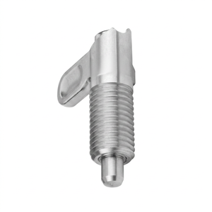 Pulsador de Resorte de Acero Inoxidable K1285, Machinado por CNC, Roscado, Retráctil, para Montaje de Equipos - Product Image 1
