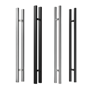 Poignée de <span class=keywords><strong>porte</strong></span> en verre pour entrée de bureau, ronde, carrée, longue, en acier inoxydable, moderne, pour <span class=keywords><strong>porte</strong></span> d'entrée en verre ou en <span class=keywords><strong>bois</strong></span>, grande poignée de <span class=keywords><strong>porte</strong></span> - Product Image 6