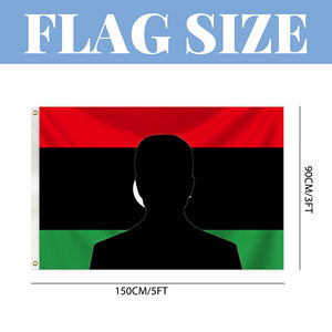 <span class=keywords><strong>Bandera</strong></span> de <span class=keywords><strong>Libia</strong></span> Personalizada de 3x5 Pies para las Elecciones de 2026, Pancarta de Campaña con Foto del Candidato, Impresa en Poliéster 100D, <span class=keywords><strong>Bandera</strong></span> Nacional <span class=keywords><strong>Libia</strong></span> - Product Image 2