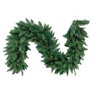 พวงหรีดเถาองุ่นประดิษฐ์2.7ม. ของตกแต่งเป็นมิตรกับสิ่งแวดล้อมแขวนสำหรับประตูระเบียงวันคริสต์มาส - Product Image 1