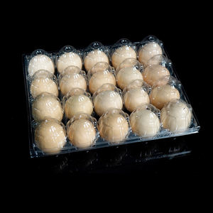 ถาดใส่ไข่พลาสติก PET แบบใส ซ้อนกันได้ กล่องเก็บในตู้เย็น สำหรับไข่ไก่สด ถาดใส่ไข่แบบพลาสติกใส ชามใส่อาหาร ใช้ในงานเกษตร - Product Image 3