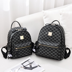 Hot Sale Luxury <b>Mini</b> PU Leather Women's School <b>Backpack</b> Small School Bag with Zipper Closure Fashion Purses for Girls Ladies - Product Image 5
