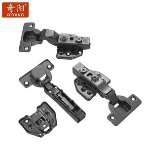 Bisagras Ocultas de Cierre Suave Qiyang de 35 mm con Ajuste 3D, Bisagra Hidráulica de Acero y Hierro Negro <span class=keywords><strong>para</strong></span> Muebles y Cocina - Product Image 6