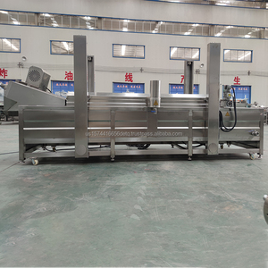 เครื่องทอดน้ำมันสำหรับอุตสาหกรรมทำขนมแป้งสาลีแบบต่อเนื่องสำหรับสายการผลิตทอดด้วยแก๊สมันฝรั่ง/กล้วยทอด - Product Image 4