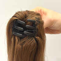 Usine directement fournir pince à griffes Extensions de cheveux humains pince à queue de cheval épaisse dans les extensions de cheveux queue de poney aspect naturel