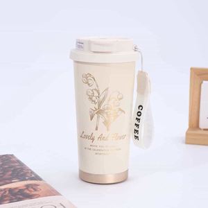 Double Wall Stainless Steel <b>Coffee</b> Mug With Custom Color and Logo Gift Bottle - Product Image 5