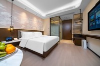 Ensemble de meubles de chambre d'hôtel de luxe sur mesure SHIYI, mobilier moderne pour suite de chambre d'hôtes avec lit double, provenant d'un fabricant chinois