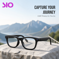 Gafas con Cámara de 13MP, 32GB de Memoria, Control Táctil, Función de Comunicación, Grabación Inteligente, Recargables, para Viajes