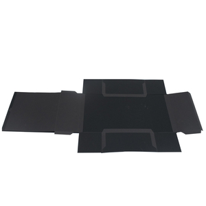 Custom Black Kraft Paper <b>Foldable</b> Gift <b>Boxes</b> with Glossy Lamination Recycled Rigid <b>Boxes</b> for Cosmetic & Skin Care Packaging - Product Image 6