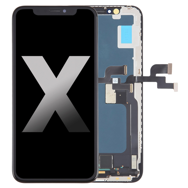 Mobile Phone LCD for iPhone X Display Digitizer Touch Screen with Frame Full Assembly Replacement