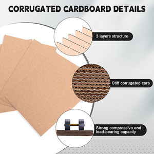 Huacent - Insertos de Cartón Corrugado Autoadhesivos, Sobres Acolchados de Burbujas, Protector de Envío para Tarjetas Coleccionables - Product Image 4