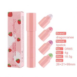 Dragon Ranee <span class=keywords><strong>4</strong></span>-Farben Rosa Lippenbalsam Lippenstift für Frauen Farbwechselnder Feuchtigkeitsspendender Nicht-entfärbender Lipgloss - Product Image 1