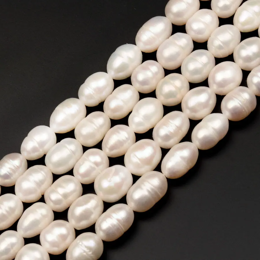 Wholesale 6-7mm Natural White Freshwater Pearl Beads For DIY Necklace Bracelet Jewelry Making