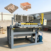 Ligne de production entièrement automatisée de machines à fabriquer des barquettes à œufs en pâte à papier à grande vitesse, prix de la machine à cartons d'œufs