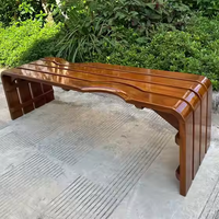 Banc d'attente de jardin extérieur 2 places en acier galvanisé, design traditionnel moderne et écologique, marque Xin'an