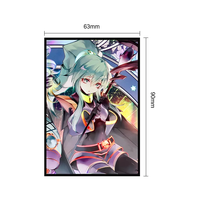 Protège-cartes TCG personnalisés imprimés, taille standard, en PP, pour jeux de cartes à collectionner, vente en gros usine