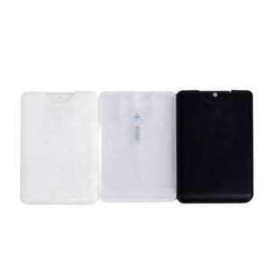 Screen Printing 20ml <b>Plastic</b> Credit Card Flat Spray Bottle <b>Pocket</b> Size Card Sprayer,empty White Credit Card Perfume Spray - Product Image 3