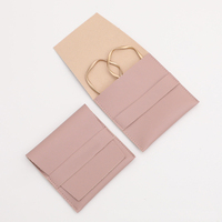 Pochette à bijoux en cuir PU avec logo personnalisé Guardidea, emballage de luxe pour bagues, bracelets, colliers, 8x8cm