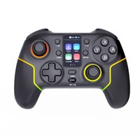 Manette de jeu multifonction sans fil en ABS avec écran, compatible PC, Android, iOS pour plusieurs plateformes
