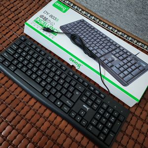 Deioq DY-803S 104 Keys <b>Wired</b> Full Size Membrane <b>Keyboard</b> Office Use - Product Image 2