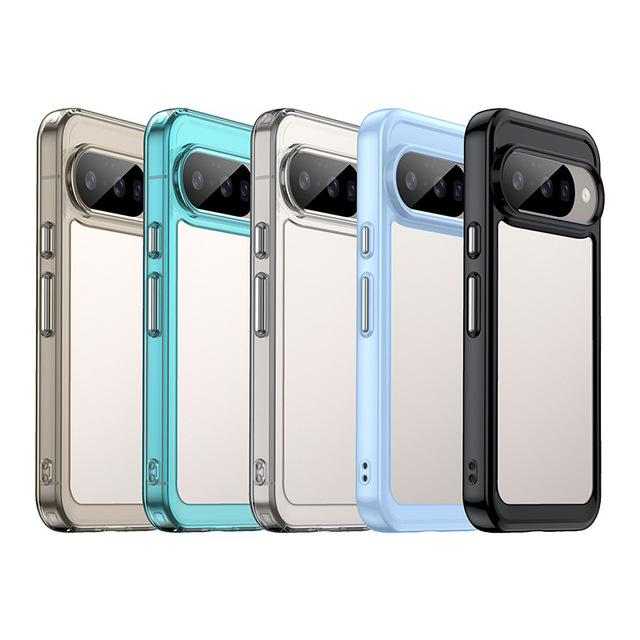 Clear Anti-Yellow Shockproof Transparent Magnetic Phone Case for Google Pixel 9A 9pro 10 Pro XL Protective Back Cover OPP Bag