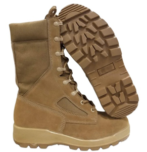 Botas de Combate TSB21 DMS para Desierto y Selva, Botas de Desierto con Parte Superior de Cuero Vacuno Genuino, Botas Bajas y Altas - Product Image 1