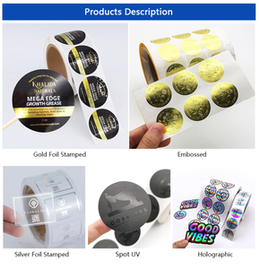 Étiquettes personnalisées de luxe pour flacons de parfum, impression d'étiquettes d'huile essentielle, couleur or, <span class=keywords><strong>autocollant</strong></span> pour étiquette de bouteille - Product Image 6