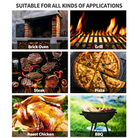 Pierre à pizza ronde en cordiérite de 34 cm pour four, grill, barbecue, plaque de cuisson, vente en gros OEM