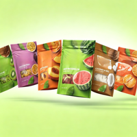 Op maat bedrukte herbruikbare ritssluitertassen voor gedroogd fruit, cashewnoten, verpakkingen, ziplock plastic mylar zakken