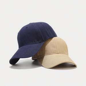 Casquettes de baseball et chapeaux multicolores grande taille en coton à visière incurvée pour hommes et femmes – Vente en gros - Product Image 2