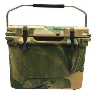 <span class=keywords><strong>Glacière</strong></span> portable de camping 20qt en PE rotomoulé, isotherme, imperméable, durable, antidérapante, avec poignée, couleur camouflage personnalisée - Product Image 6