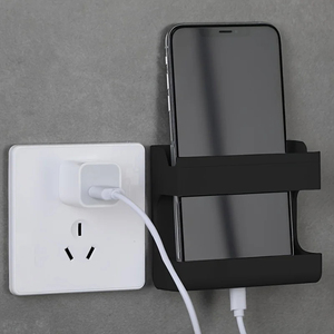 Wholesale Convenient Remote <b>Control</b> Box Non-slip <b>Holder</b> Strong Load Bearing Storage Data Cable Receiving Hole Phone Stand - Product Image 6