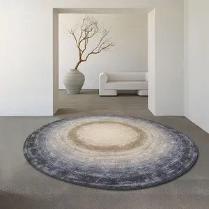 Round Area Rugs Custom Floor Mat Hotel Carpet 3D Commercial Mat Funny Carpet