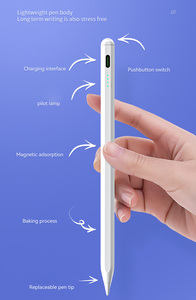 ปากกา Capacitive รุ่น 603 สำหรับ iPad 2018 ขึ้นไป รองรับ iOS 12.2 ขึ้นไป พร้อมระบบ Active Magnetic Stylus ป้องกันการสัมผัสโดยฝ่ามือ รองรับการเอียง ชาร์จผ่านพอร์ต Type C  สามารถเปลี่ยนหัวปากกาได้ - Product Image 4